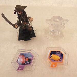 (4) DISNEY Infinity Figure Disc Lot